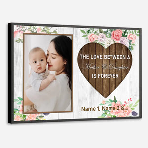 Mother and Daughter Love – Personalized Mom Poster to Celebrate Unbreakable Bond - 89Prints