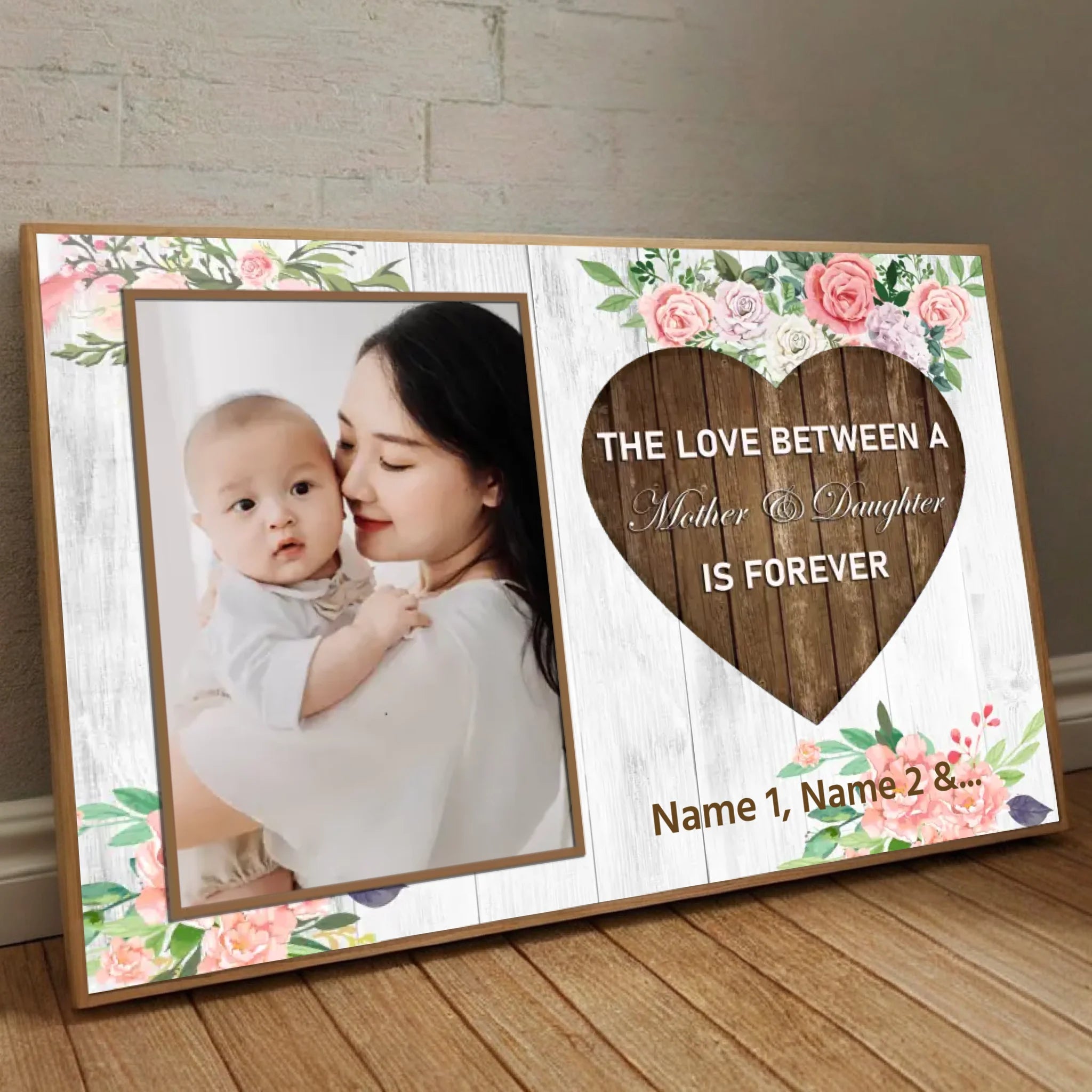 Mother and Daughter Love – Personalized Mom Poster to Celebrate Unbreakable Bond - 89Prints
