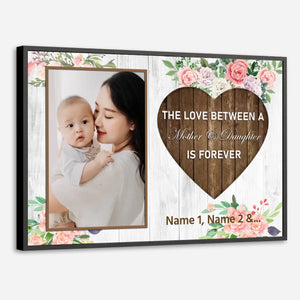 Mother and Daughter Love – Personalized Mom Poster to Celebrate Unbreakable Bond - 89Prints
