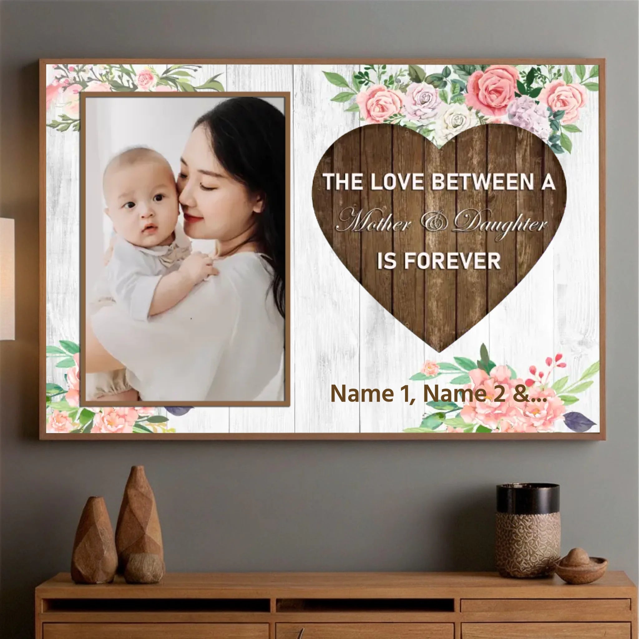 Mother and Daughter Love – Personalized Mom Poster to Celebrate Unbreakable Bond - 89Prints