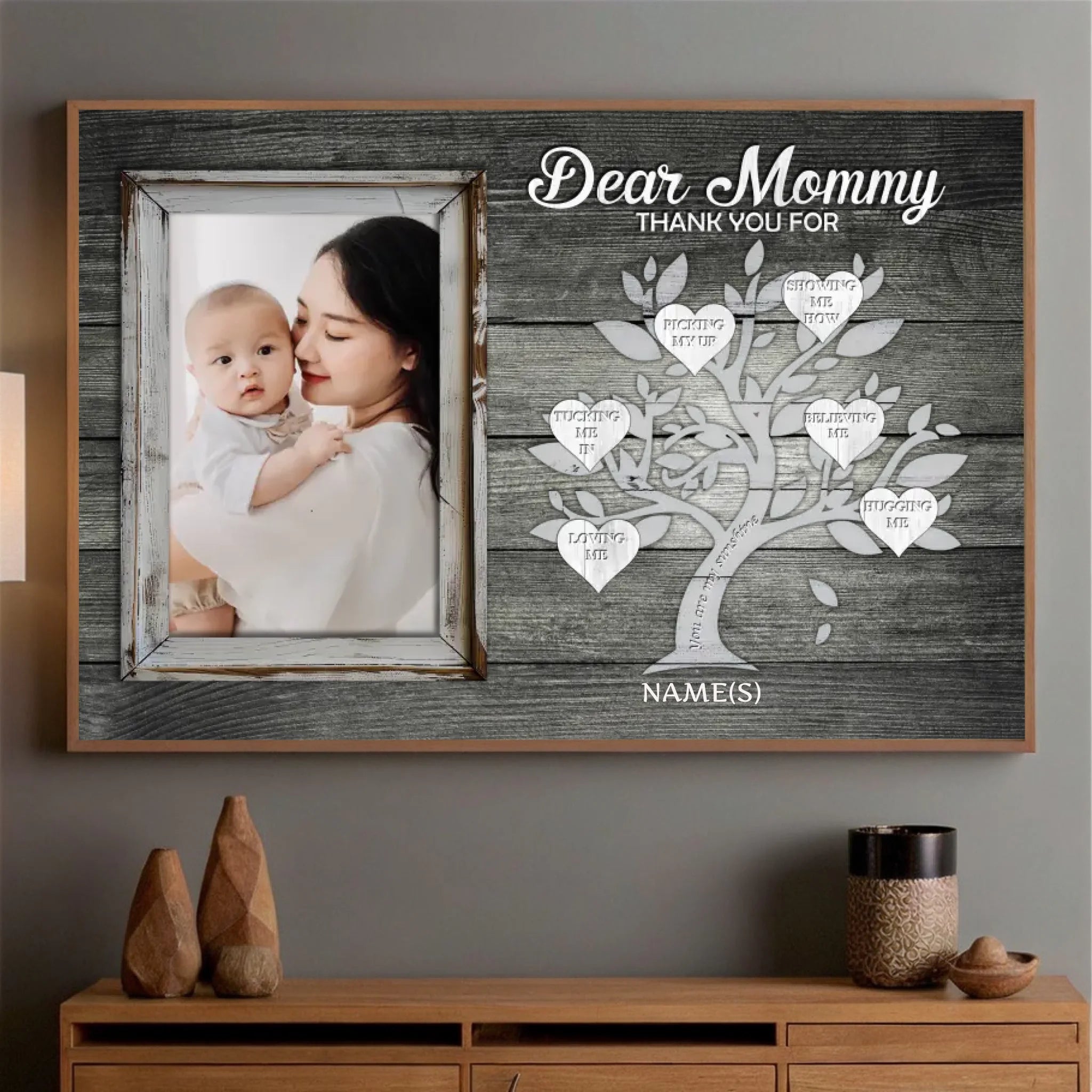 Love Like an Old Tree – Personalized Mom Poster to Honor Her Enduring Love  - 89Prints