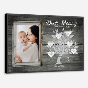 Love Like an Old Tree – Personalized Mom Poster to Honor Her Enduring Love  - 89Prints