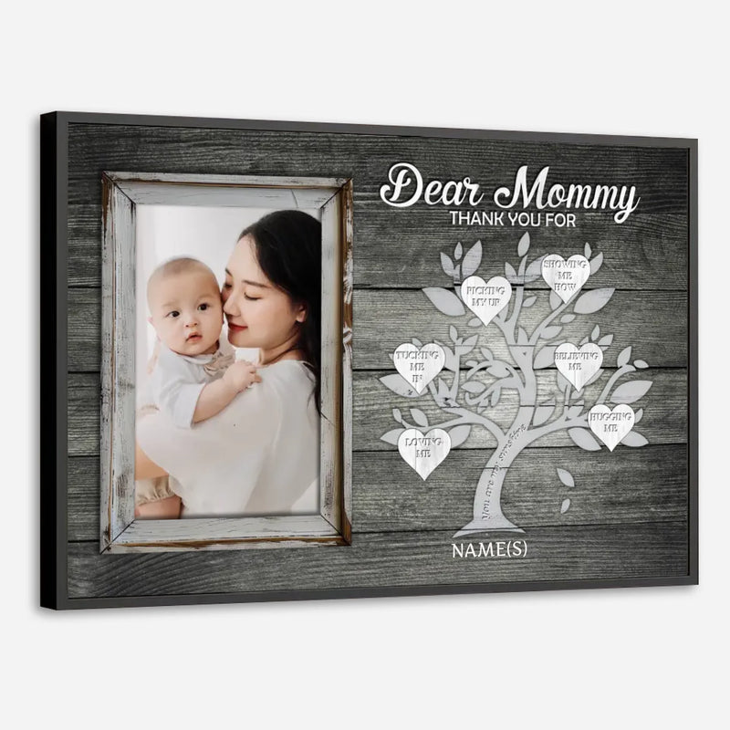 Love Like an Old Tree – Personalized Mom Poster to Honor Her Enduring Love  - 89Prints