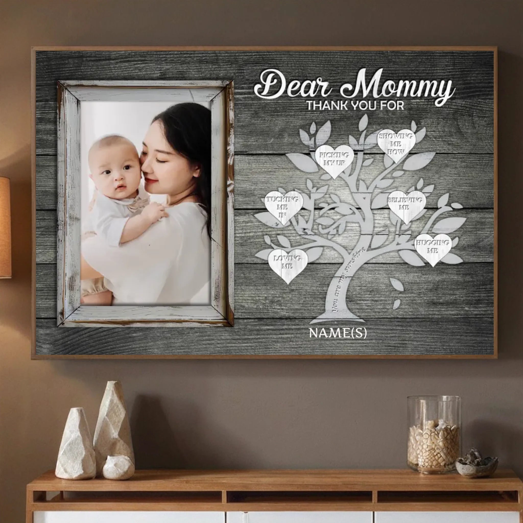 Love Like an Old Tree – Personalized Mom Poster to Honor Her Enduring Love  - 89Prints