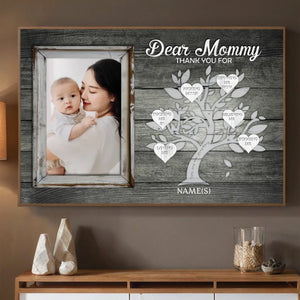 Love Like an Old Tree – Personalized Mom Poster to Honor Her Enduring Love  - 89Prints