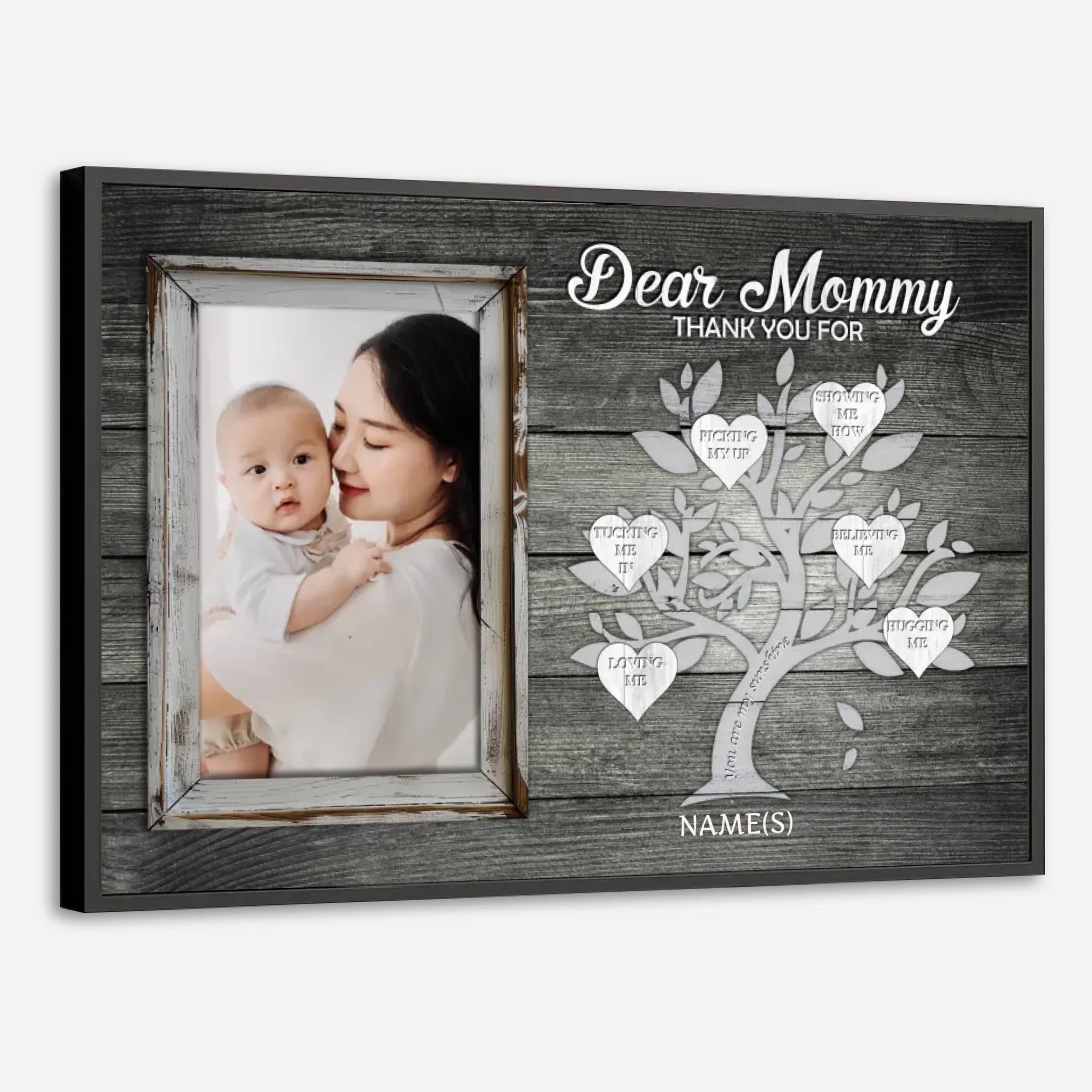 Love Like an Old Tree – Personalized Mom Poster to Honor Her Enduring Love  - 89Prints