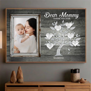 Love Like an Old Tree – Personalized Mom Poster to Honor Her Enduring Love  - 89Prints