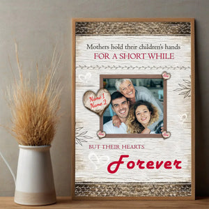 Mother’s Heart Forever Has You – Custom Mom Poster with Her Image - 89Prints