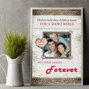Mother’s Heart Forever Has You – Custom Mom Poster with Her Image - 89Prints