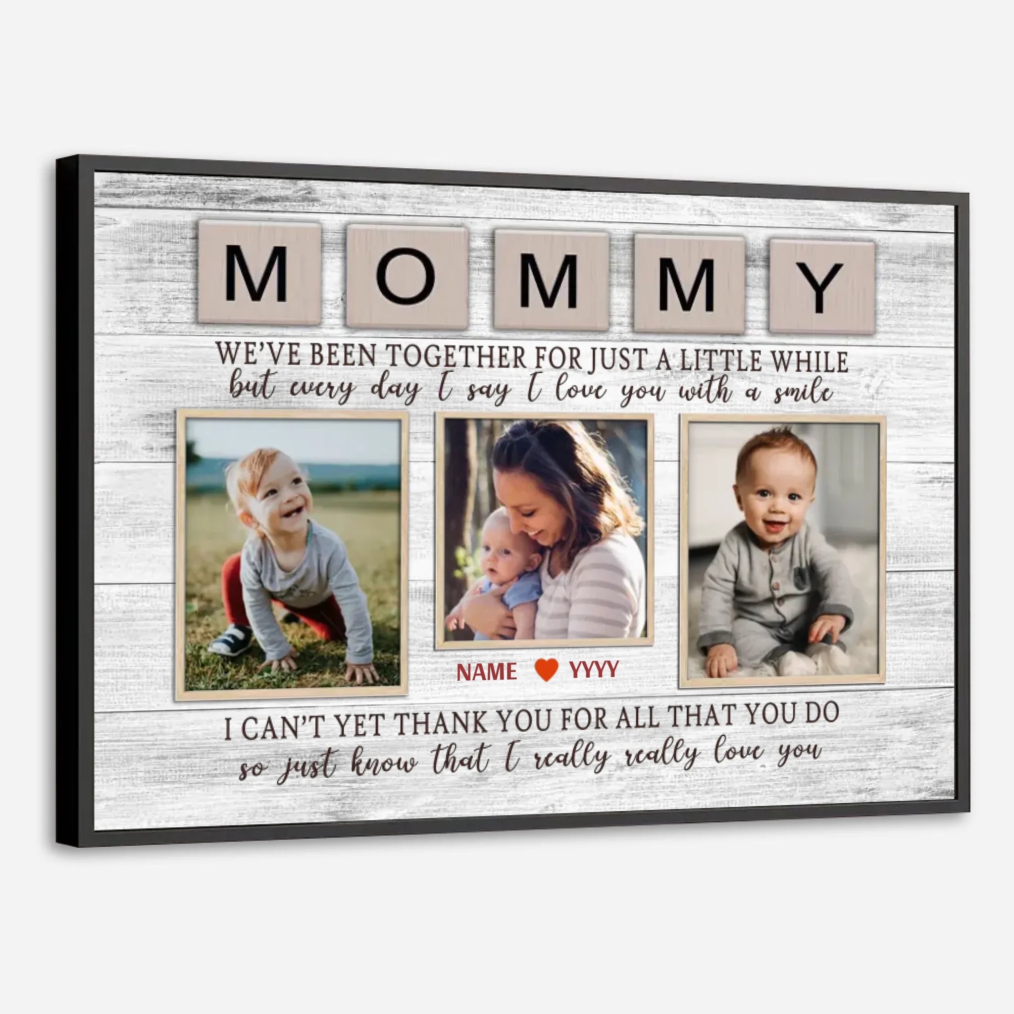 Child’s Smile – Mother’s Joy: Custom Mom Poster Preserving Beautiful Moments - 89Prints