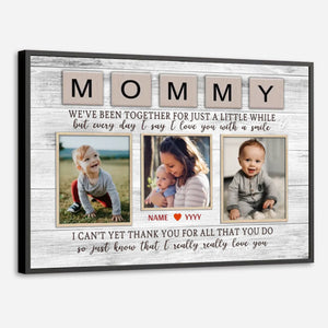 Child’s Smile – Mother’s Joy: Custom Mom Poster Preserving Beautiful Moments - 89Prints