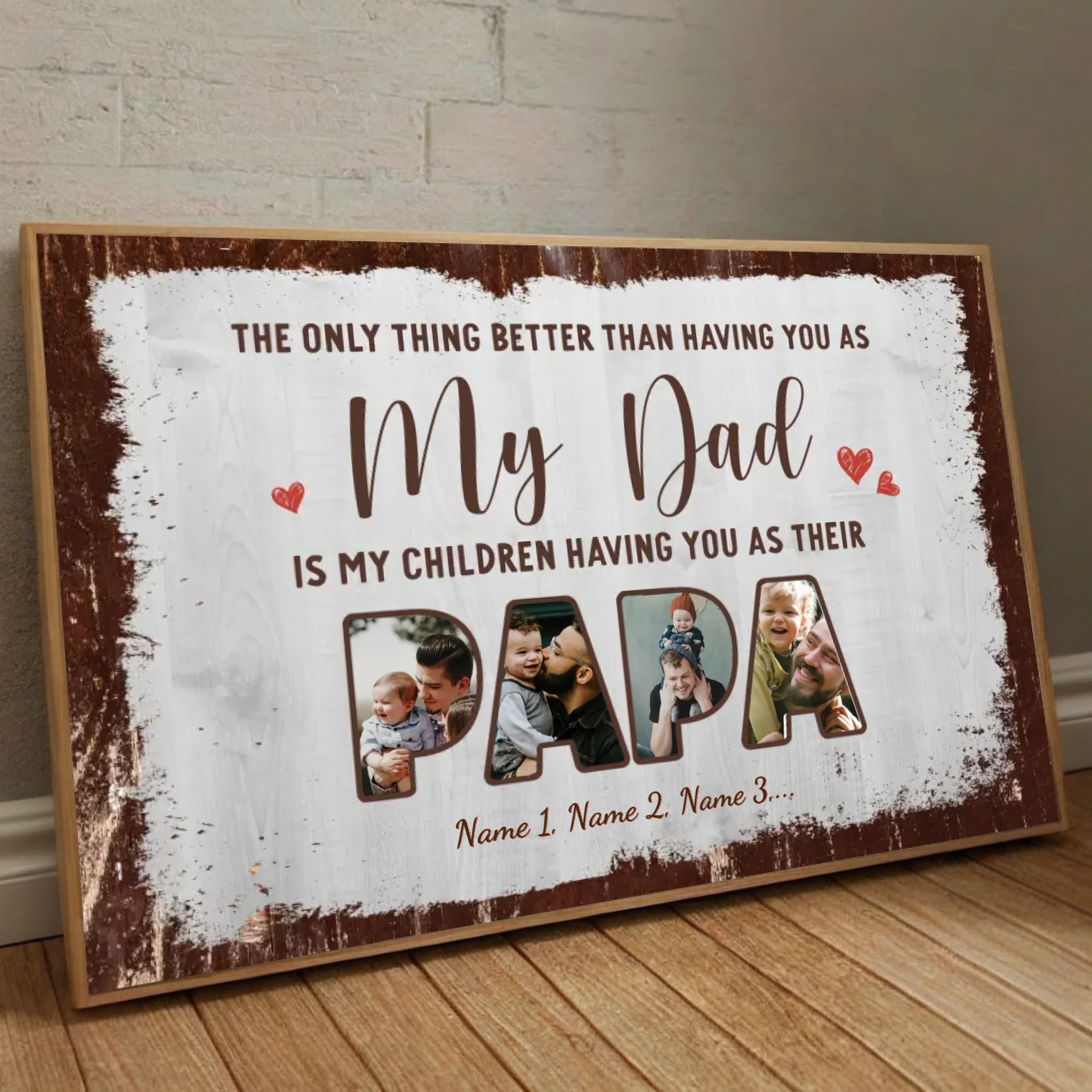 Personalized Poster for Dad – You Will Always Be My Child Heartfelt Gift - 89Prints