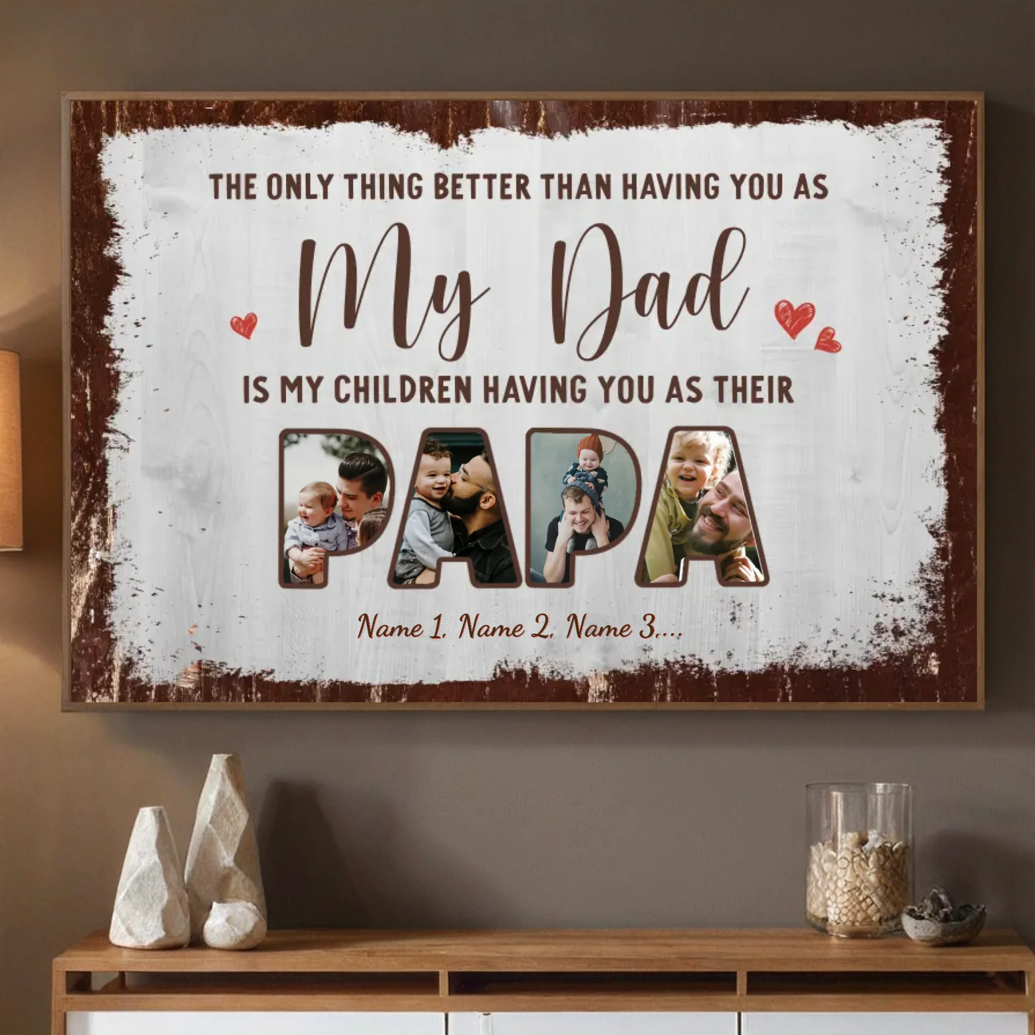 Personalized Poster for Dad – You Will Always Be My Child Heartfelt Gift - 89Prints