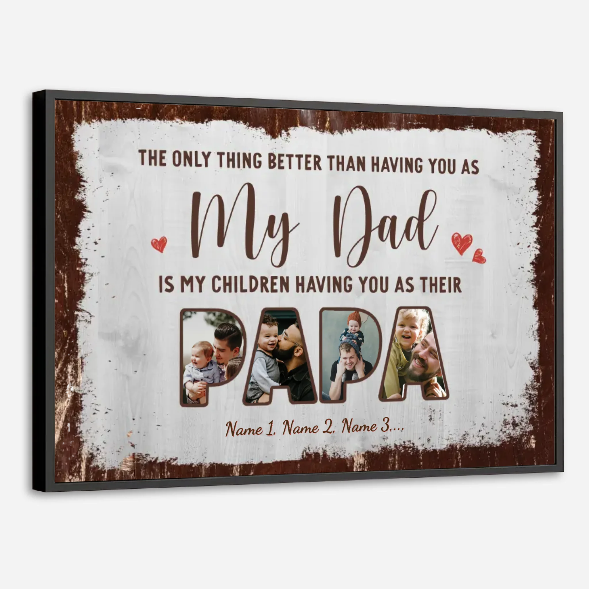 Personalized Poster for Dad – You Will Always Be My Child Heartfelt Gift - 89Prints