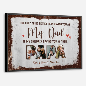 Personalized Poster for Dad – You Will Always Be My Child Heartfelt Gift - 89Prints