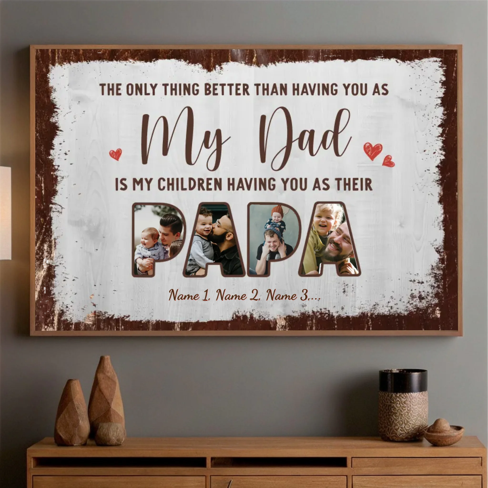 Personalized Poster for Dad – You Will Always Be My Child Heartfelt Gift - 89Prints
