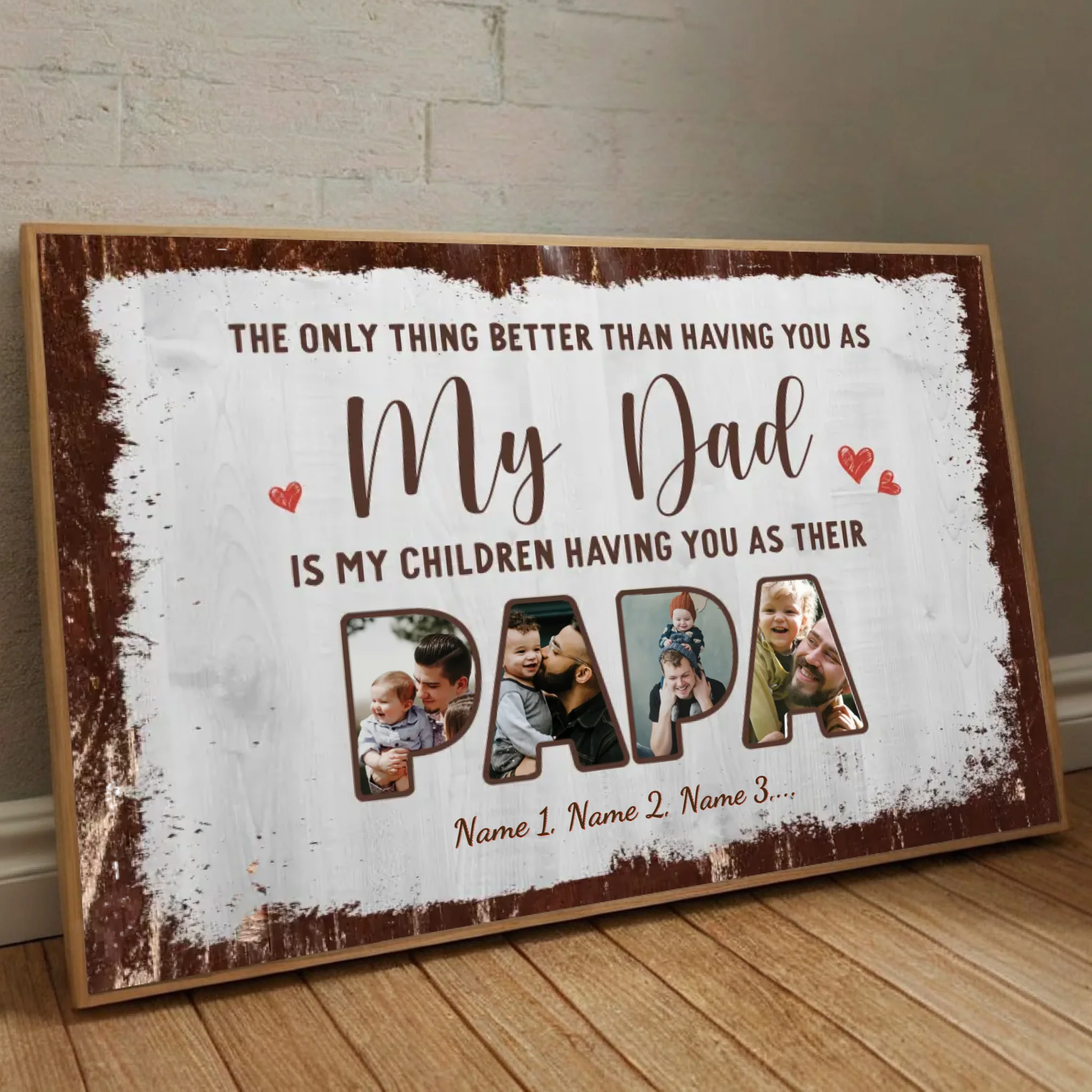Personalized Poster for Dad – You Will Always Be My Child Heartfelt Gift - 89Prints