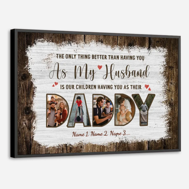 Customizable Dad Poster – A Heartfelt Gift for Husbands and Loving Fathers - 89Prints
