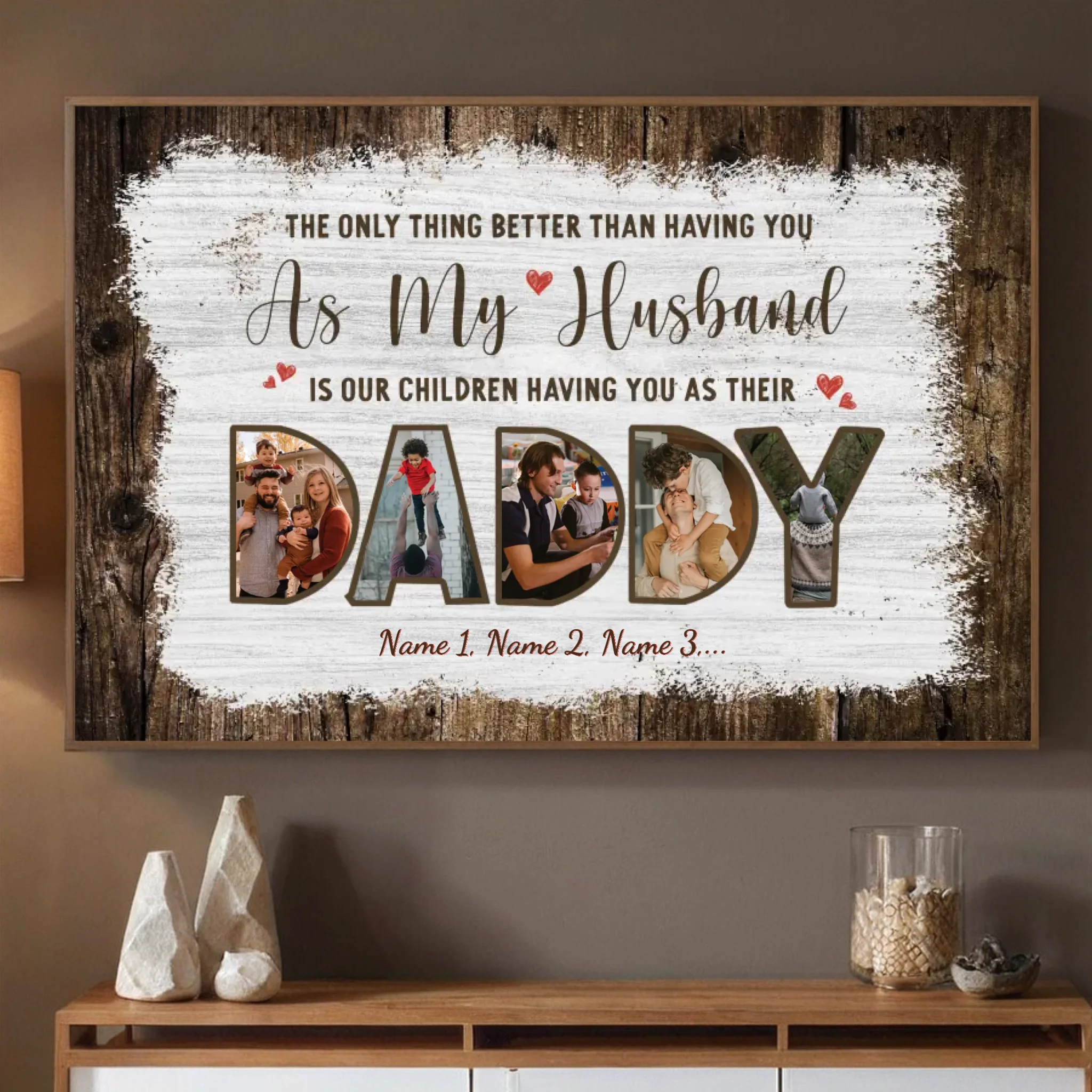 Customizable Dad Poster – A Heartfelt Gift for Husbands and Loving Fathers - 89Prints