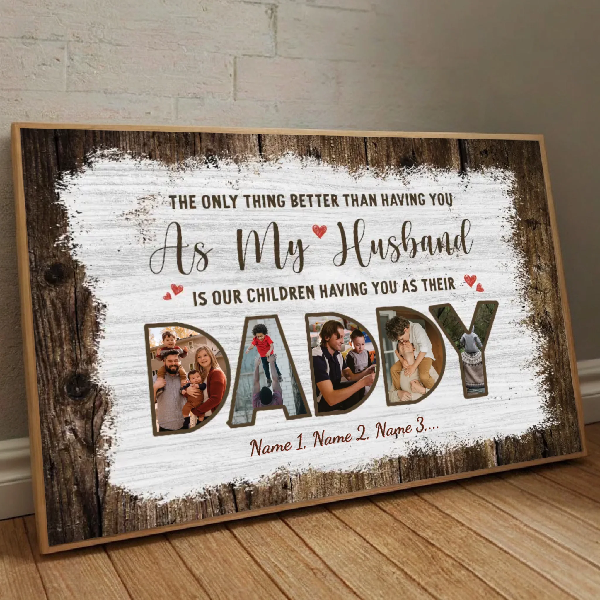 Customizable Dad Poster – A Heartfelt Gift for Husbands and Loving Fathers - 89Prints