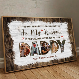 Customizable Dad Poster – A Heartfelt Gift for Husbands and Loving Fathers - 89Prints