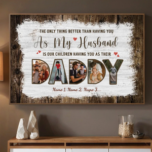 Customizable Dad Poster – A Heartfelt Gift for Husbands and Loving Fathers - 89Prints