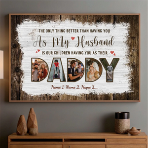 Customizable Dad Poster – A Heartfelt Gift for Husbands and Loving Fathers - 89Prints