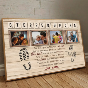 Sending Gratitude to a Father by Heart – Personalized Poster for a Special Dad - 89Prints