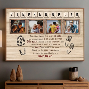 Sending Gratitude to a Father by Heart – Personalized Poster for a Special Dad - 89Prints