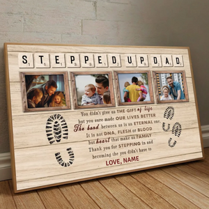 Sending Gratitude to a Father by Heart – Personalized Poster for a Special Dad - 89Prints