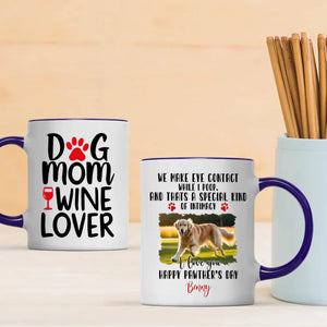 Dog Mom Wine Lover Mug – Funny Personalized Gift for Women Who Love Dogs & Wine – 89Prints