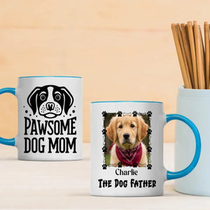 Pawsome Dog Mom Mug – Adorable Personalized Gift for Proud Dog Lovers – 89Prints