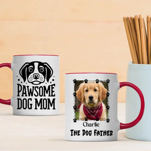 Pawsome Dog Mom Mug – Adorable Personalized Gift for Proud Dog Lovers – 89Prints