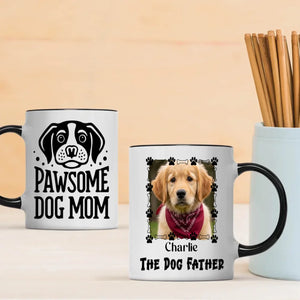 Pawsome Dog Mom Mug – Adorable Personalized Gift for Proud Dog Lovers – 89Prints