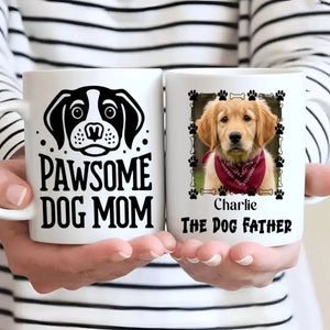 Pawsome Dog Mom Mug – Adorable Personalized Gift for Proud Dog Lovers – 89Prints