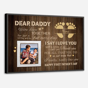 DadPoster-0020Personalized Dad Poster – Thank You Dad Is Never Enough - 89Prints