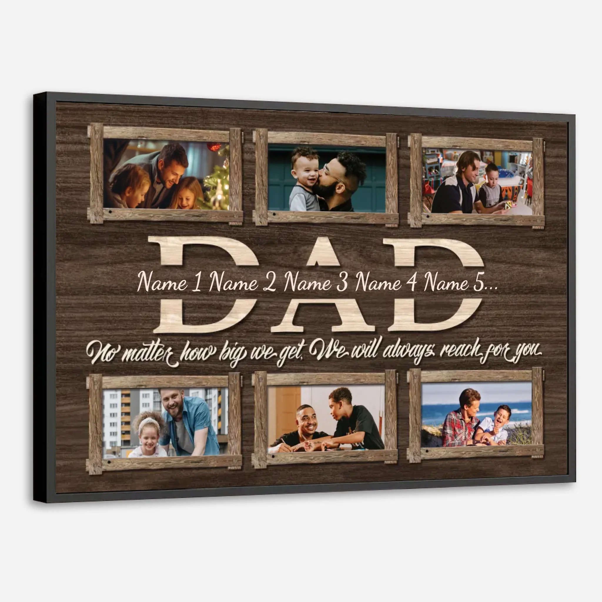 Forever Thinking of Dad – Personalized Poster Expressing Love and Gratitude - 89Prints