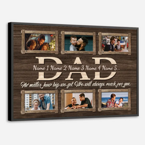 Forever Thinking of Dad – Personalized Poster Expressing Love and Gratitude - 89Prints