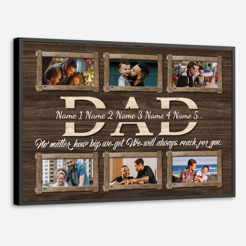 Forever Thinking of Dad – Personalized Poster Expressing Love and Gratitude - 89Prints