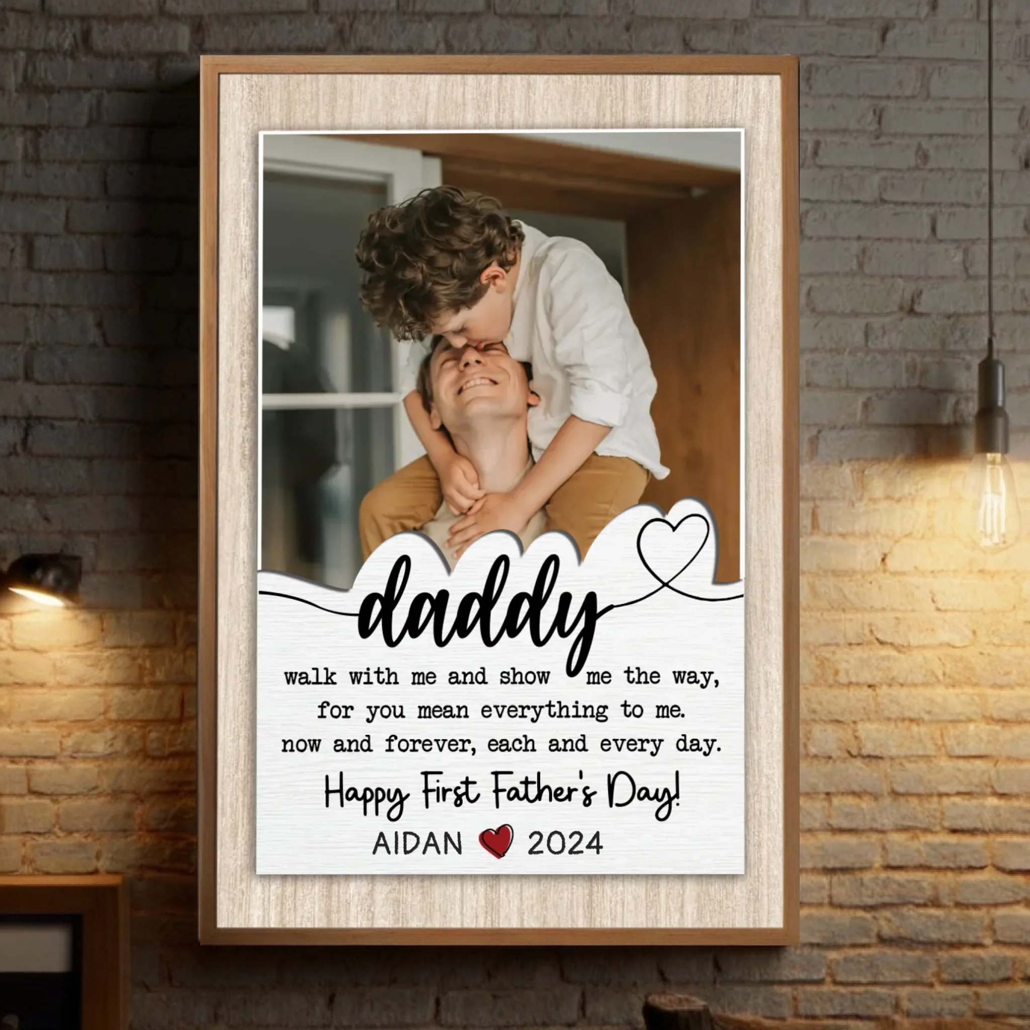 Dad’s Custom Poster – The Best Companion and Guide for Life - 89Prints