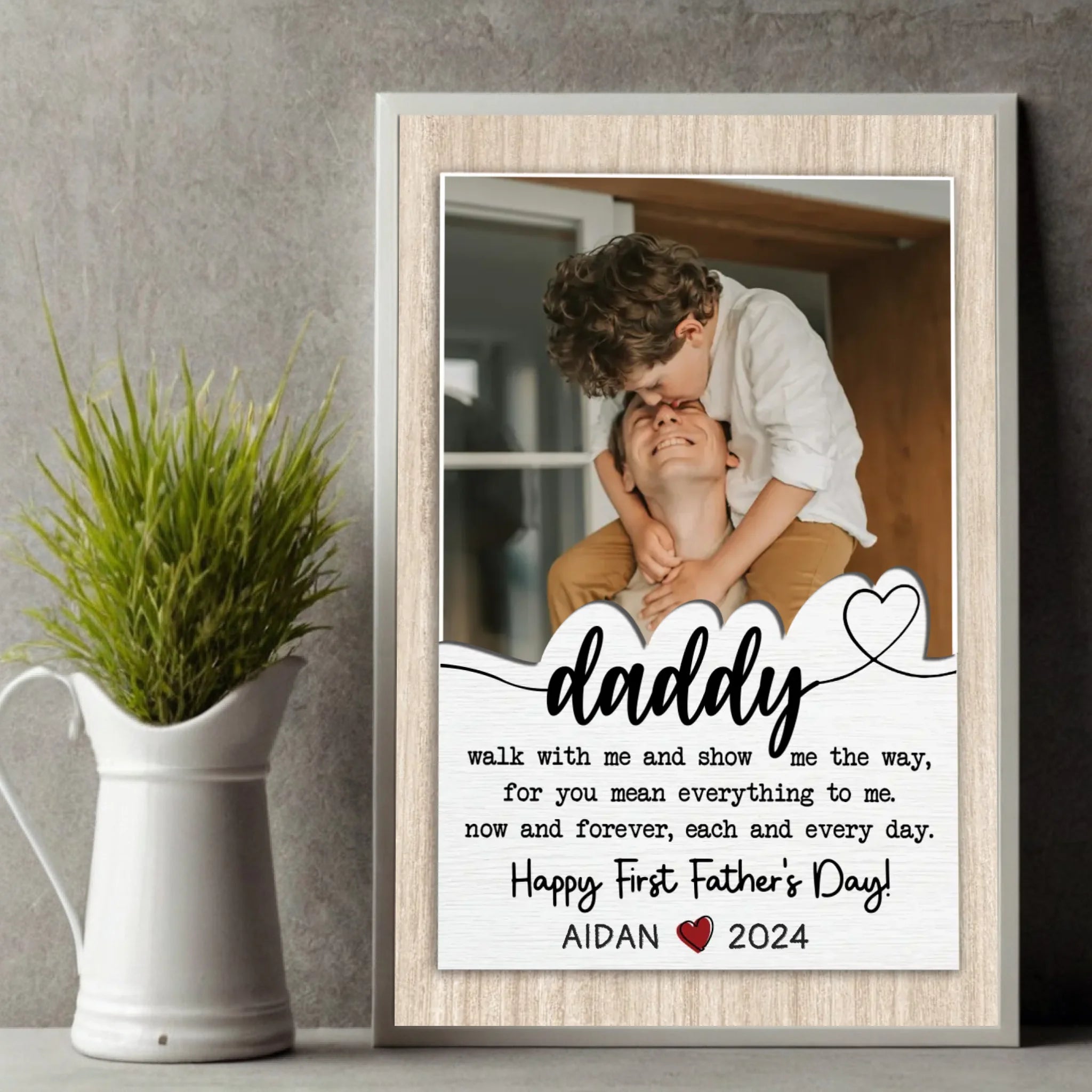 Dad’s Custom Poster – The Best Companion and Guide for Life - 89Prints