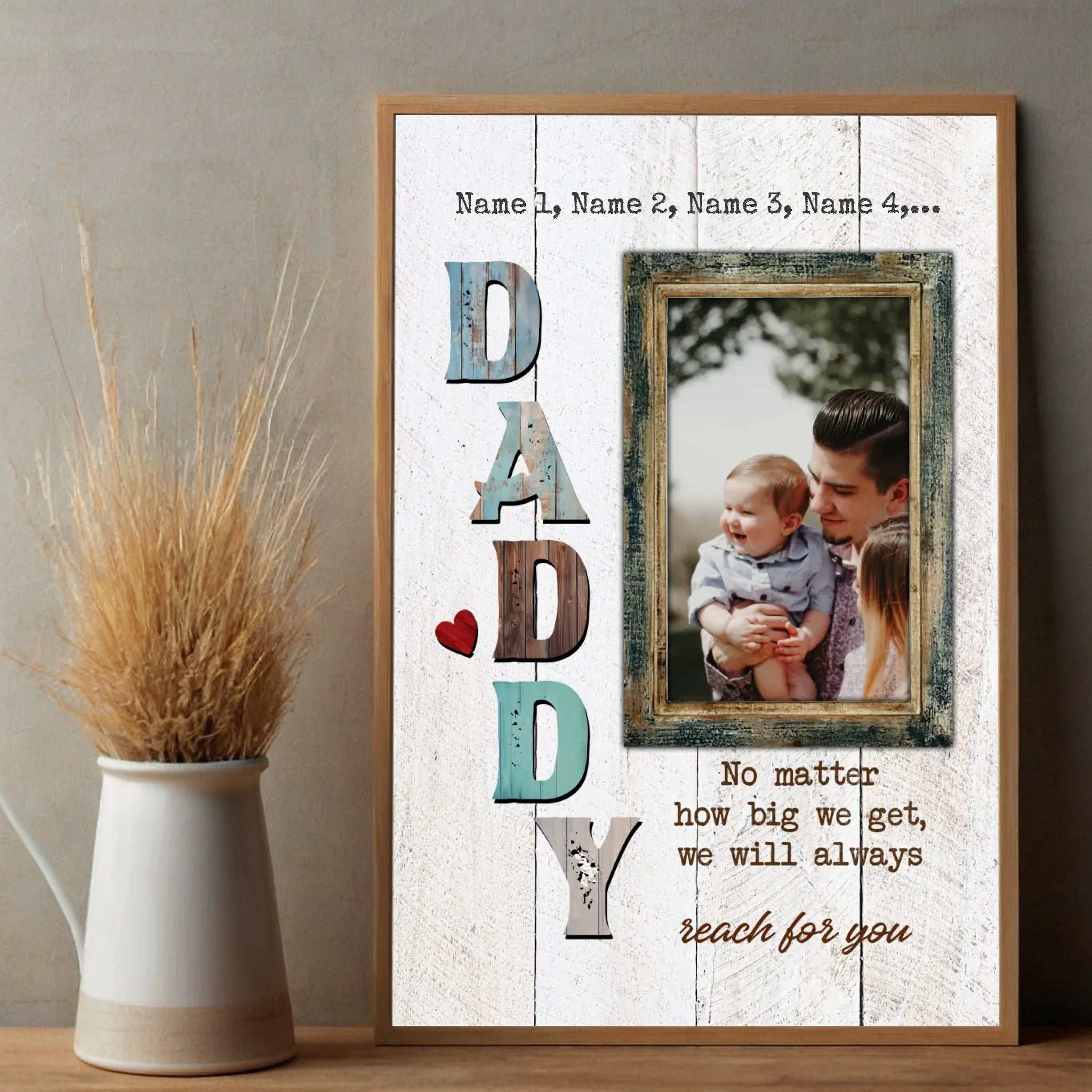 Dad Poster – I Will Always Think of You | Personalized at 89Prints