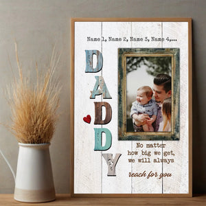 Dad Poster – I Will Always Think of You | Personalized at 89Prints