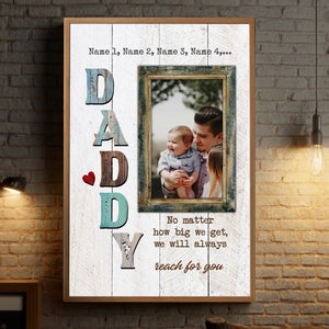Dad Poster – I Will Always Think of You | Personalized at 89Prints