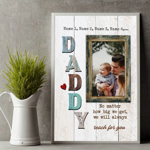 Dad Poster – I Will Always Think of You | Personalized at 89Prints