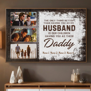 Custom Family Poster – Side by Side or Miles Apart, Connected by Heart - 89Prints