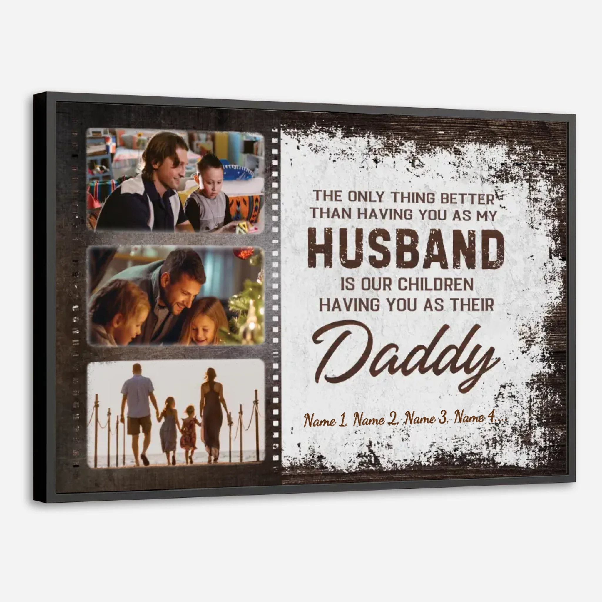 Custom Family Poster – Side by Side or Miles Apart, Connected by Heart - 89Prints