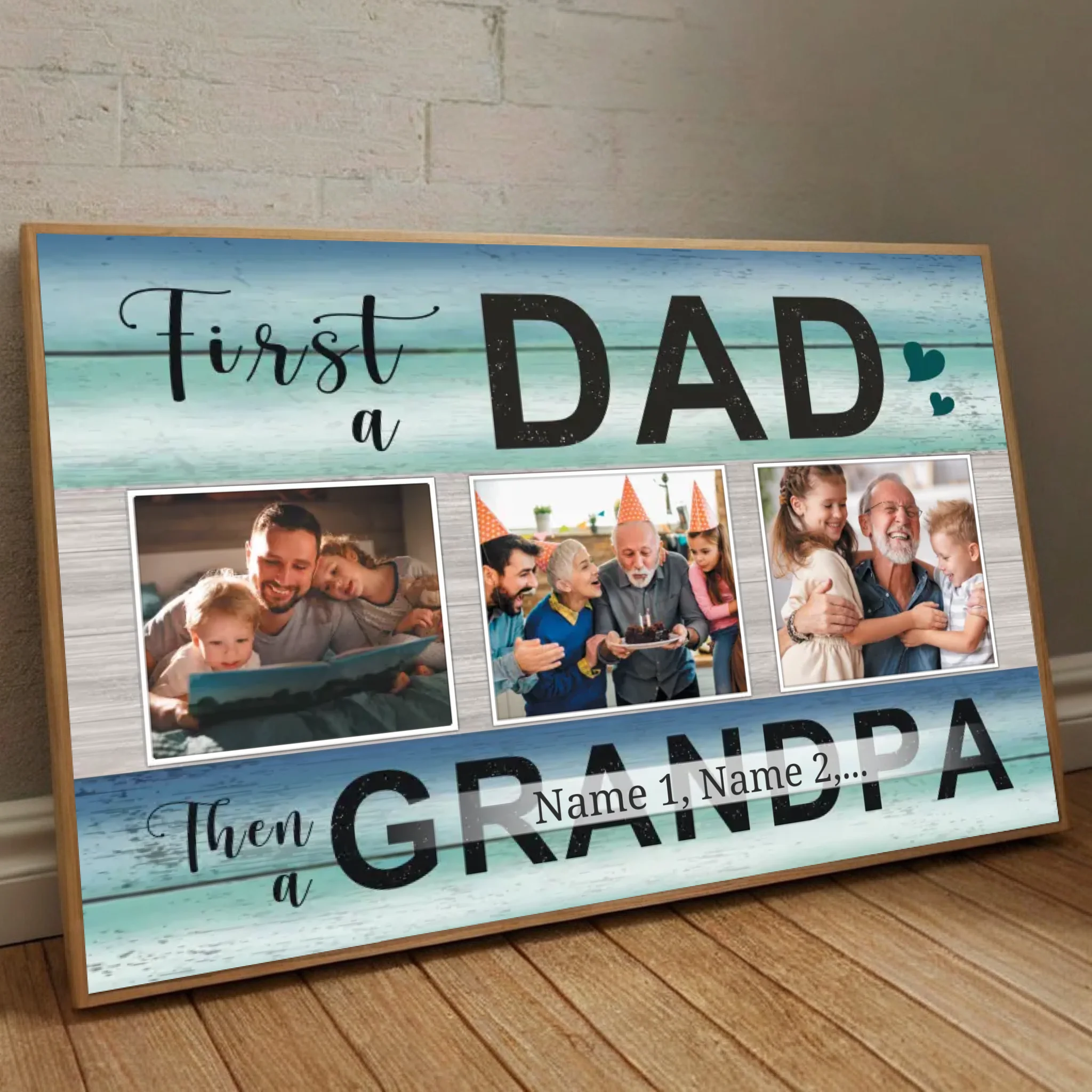 Custom Poster Design Honoring the Most Important Men in Your Life - 89Prints