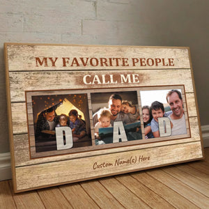 Custom Dad Poster – Proudly Called Dad by My Favorite People - 89Prints