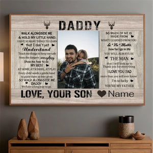 Cherish Your Bond Custom Poster for Dad from 89Prints